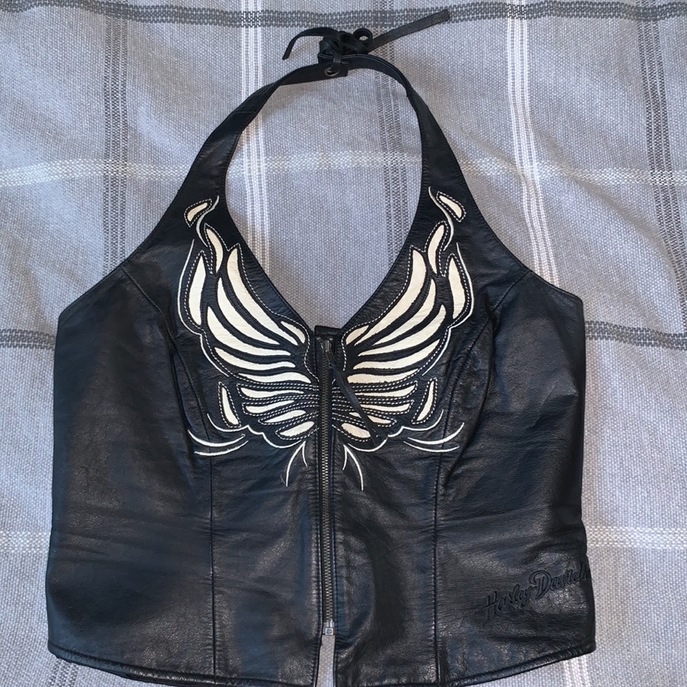 Harley Davidson Leather Halter